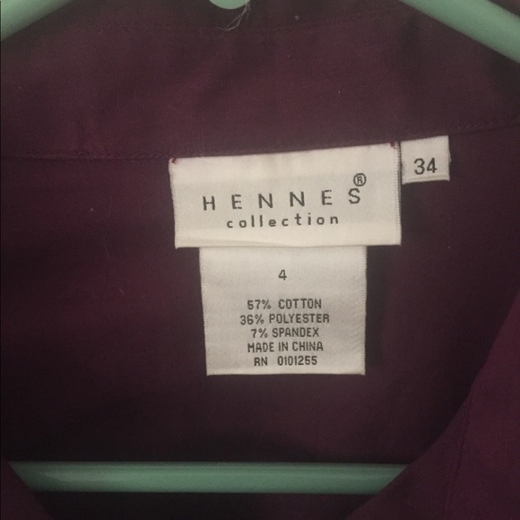 Purple Button Down Long Sleeve Work Shirt - Picture 2 of 5